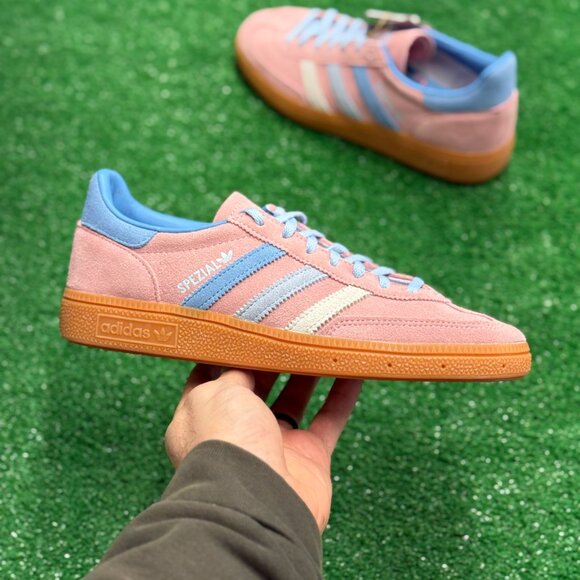 adidas Shoes - Adidas Handball Spezial Low Womens Handball Shoes Pink IG1974 NEW Multi Sz